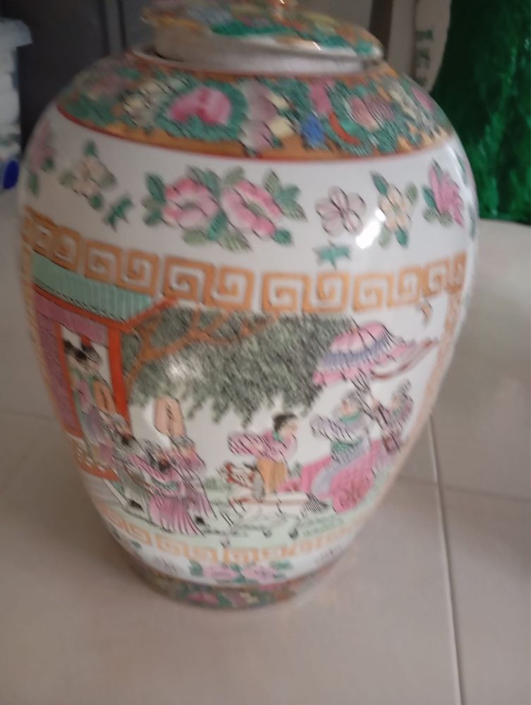 Jarrao Porcelana Chinesa Herança Macau