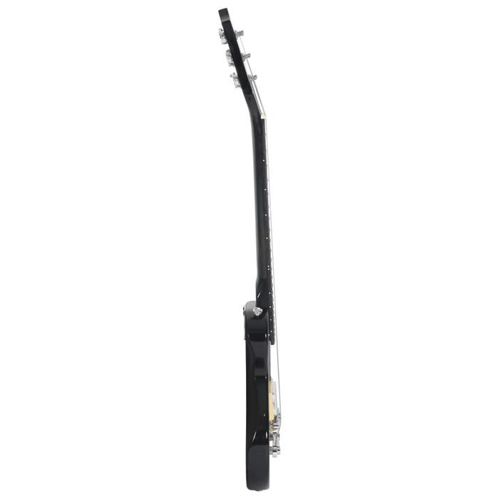 Gitara Elektryczna Z Pokrowcem, Brązowo-Czarna, 3/4, 30"