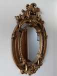 Espelho Oval Dourado
