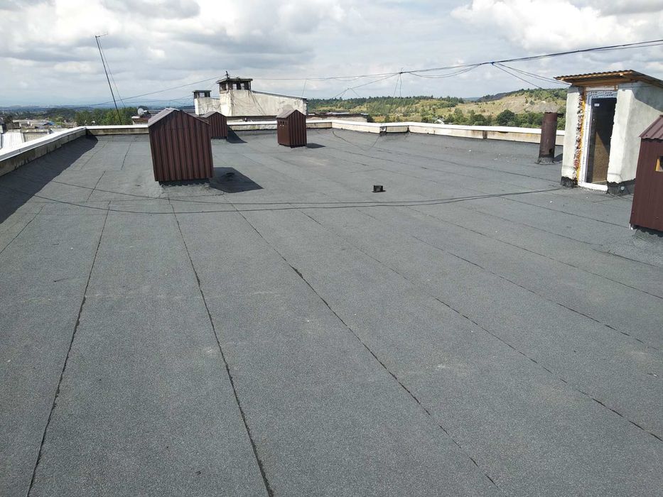 Покрівельні роботи, Ремонт Даху з руберойду,  мембра, Гідроізоляція