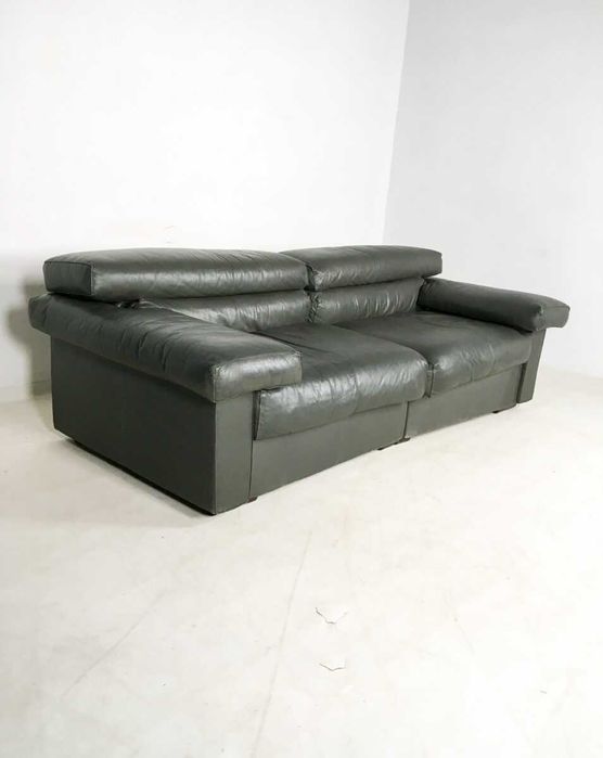 B&B Italia włoska sofa Erasmo prj A.T. Scarpa skóra lata 70 80