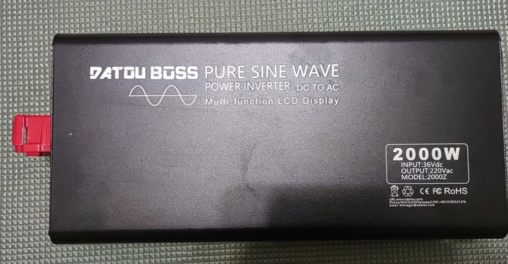 СІНУСНИЙ  ІНВЕРТОР 36/ 42 в.* 220 в. «DATOUBOSS DN-03»