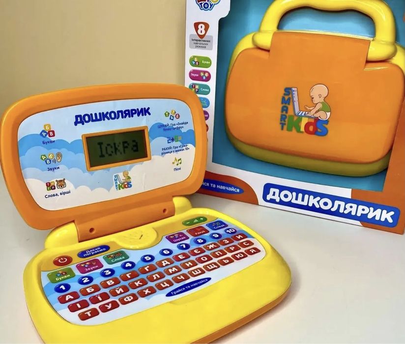 Дитячий навчальний ноутбук інтерактивна іграшка детский ноутбук