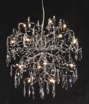 Lampa Glamour Cosmo Light Venezia P18228CR CH, uszkodzony zasilacz