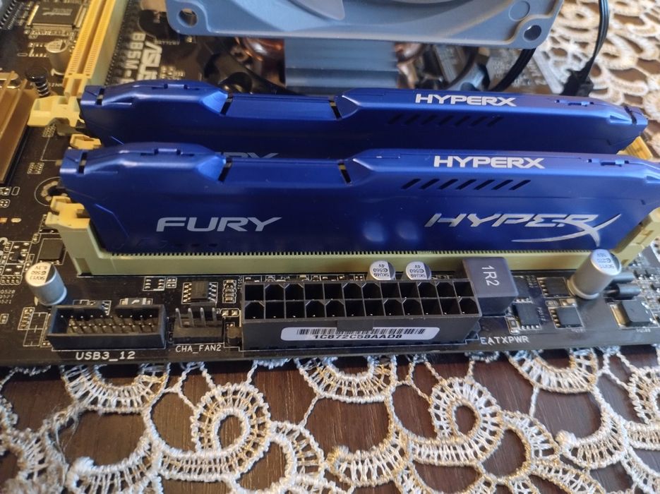Zestaw płyta główna Asus B85M-E procesor i5-4460 RAM HyperX 8GB