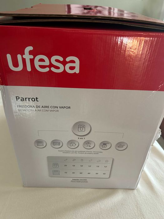 Air Fryer NOVA SELADA com plásticos Ufesa