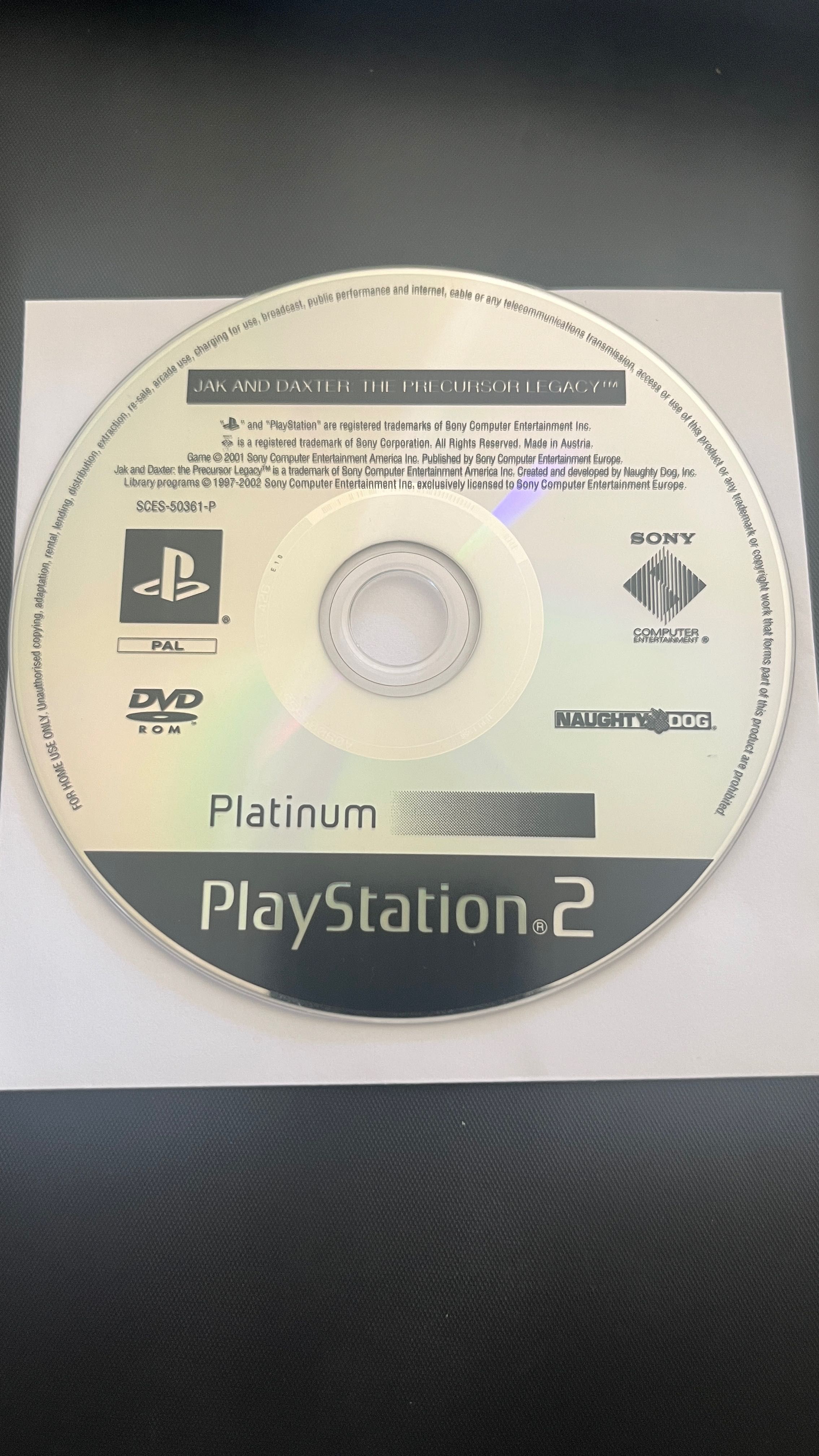 Jak and Daxter: The Precursor Legacy – PS2 (Só Disco)