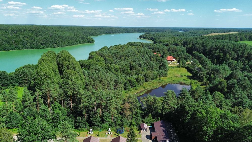 Domki nad jeziorem Kaszuby Świeszyno Wichrowego  wzgórze