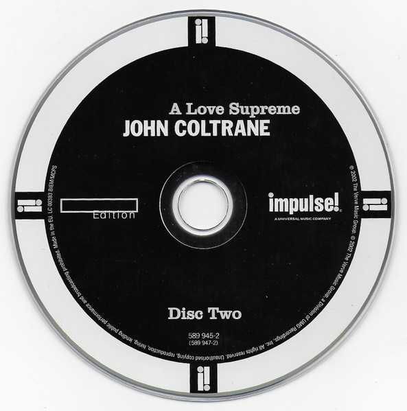 John Coltrane    ЗАПЕЧАТАН	A Love Supreme Deluxe Edition 2	CD	Impulse!