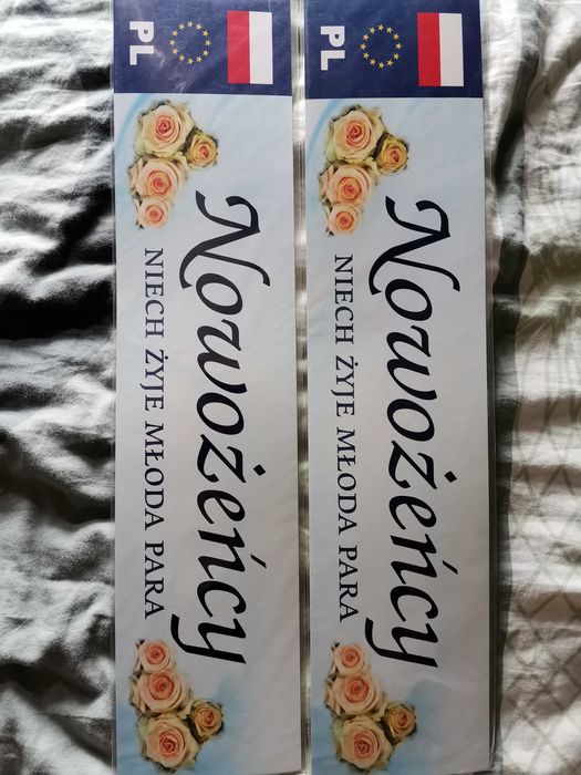 Ozdoby ślubne na samochód