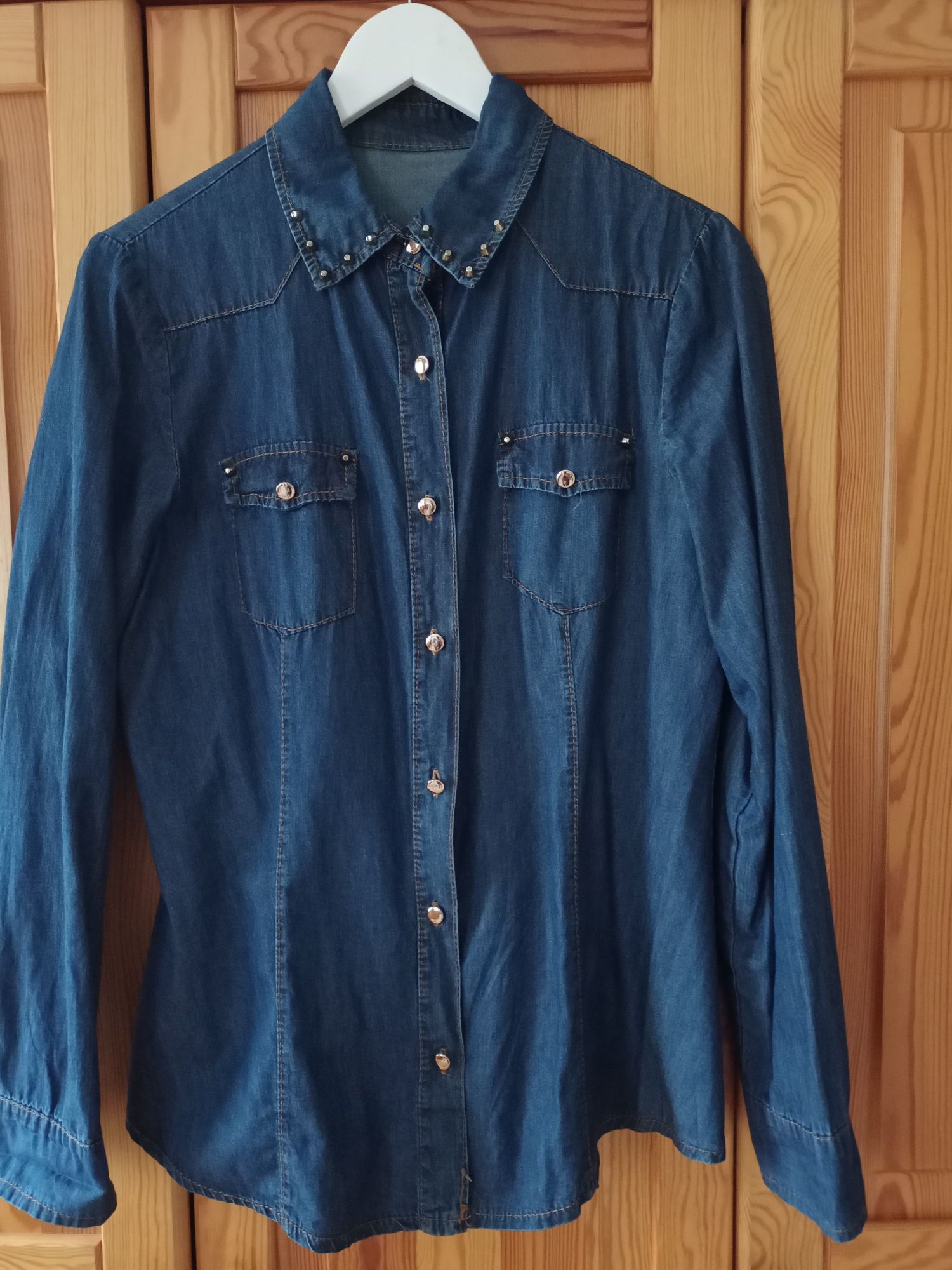 Koszula bawełna jeans