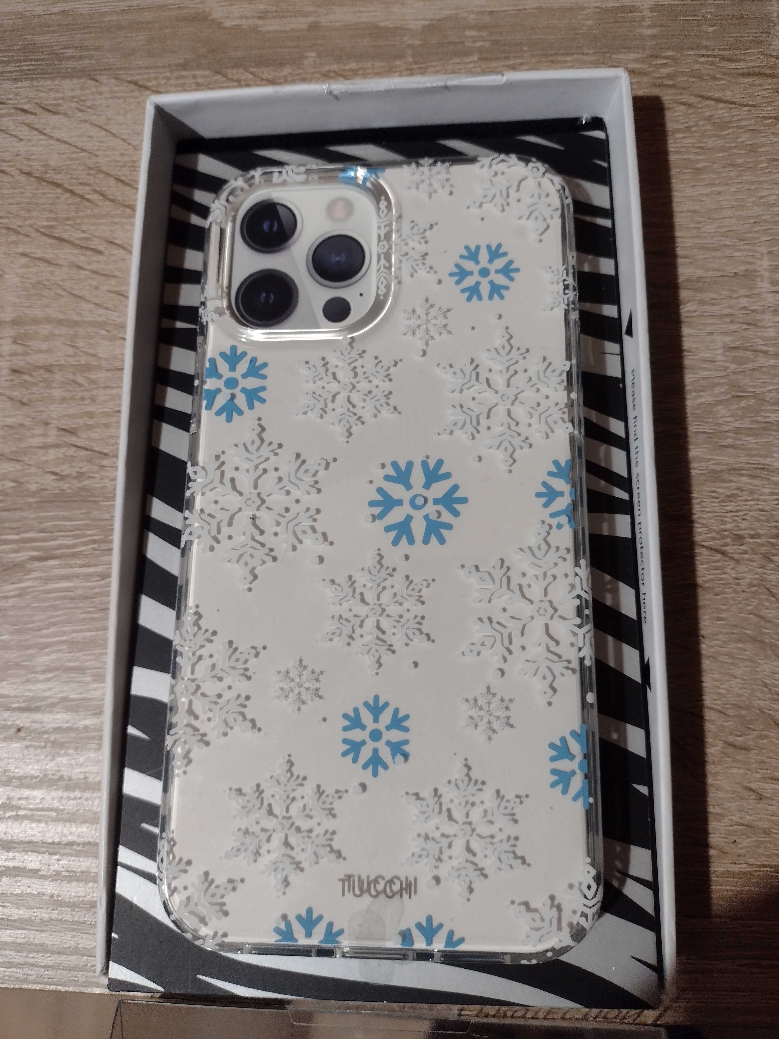 Etui TUCCH do iPhone 12/12 Pro + szkło