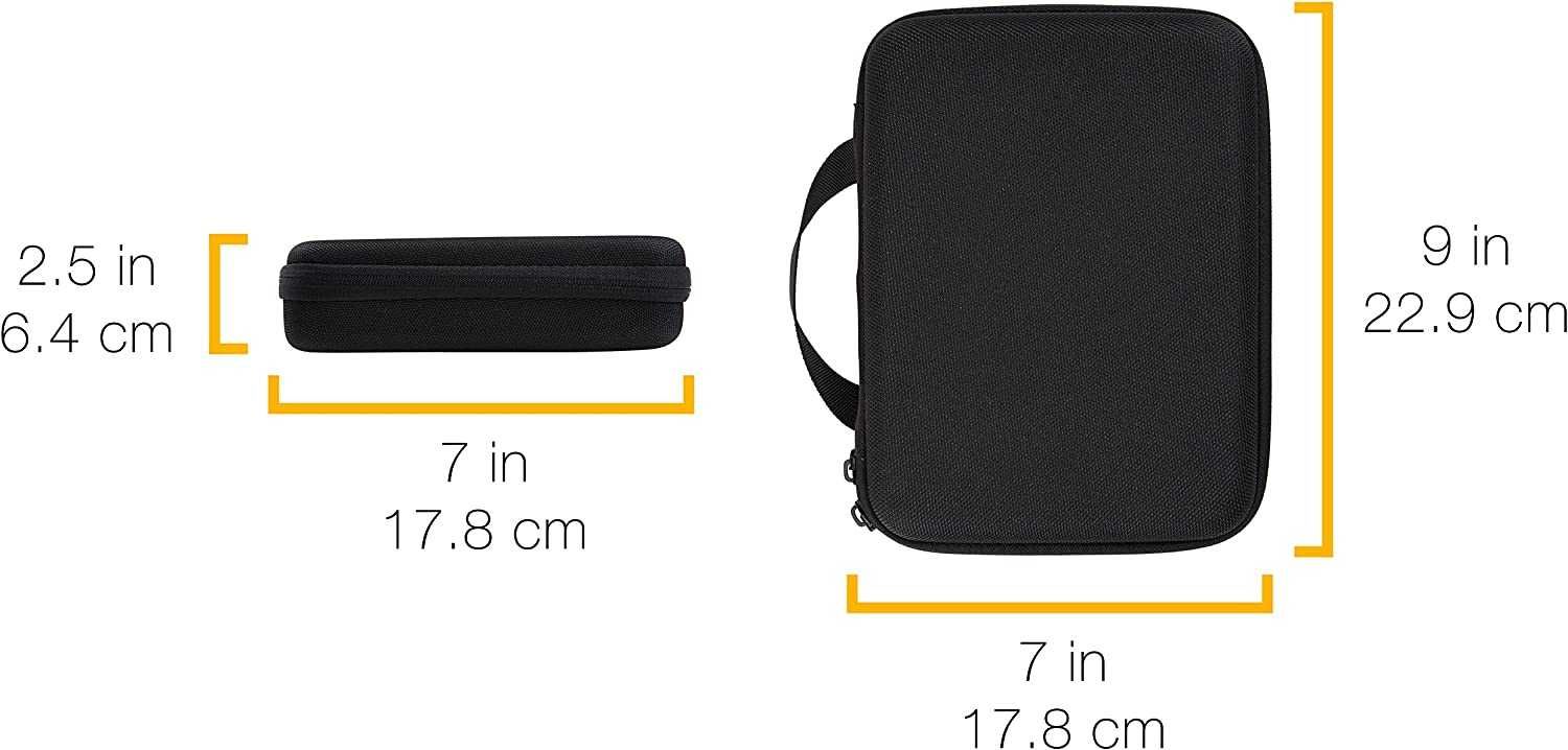 Amazon Basics futerał torba organizer GoPro 4 5 6/7 8 9/10 11 12 BLACK