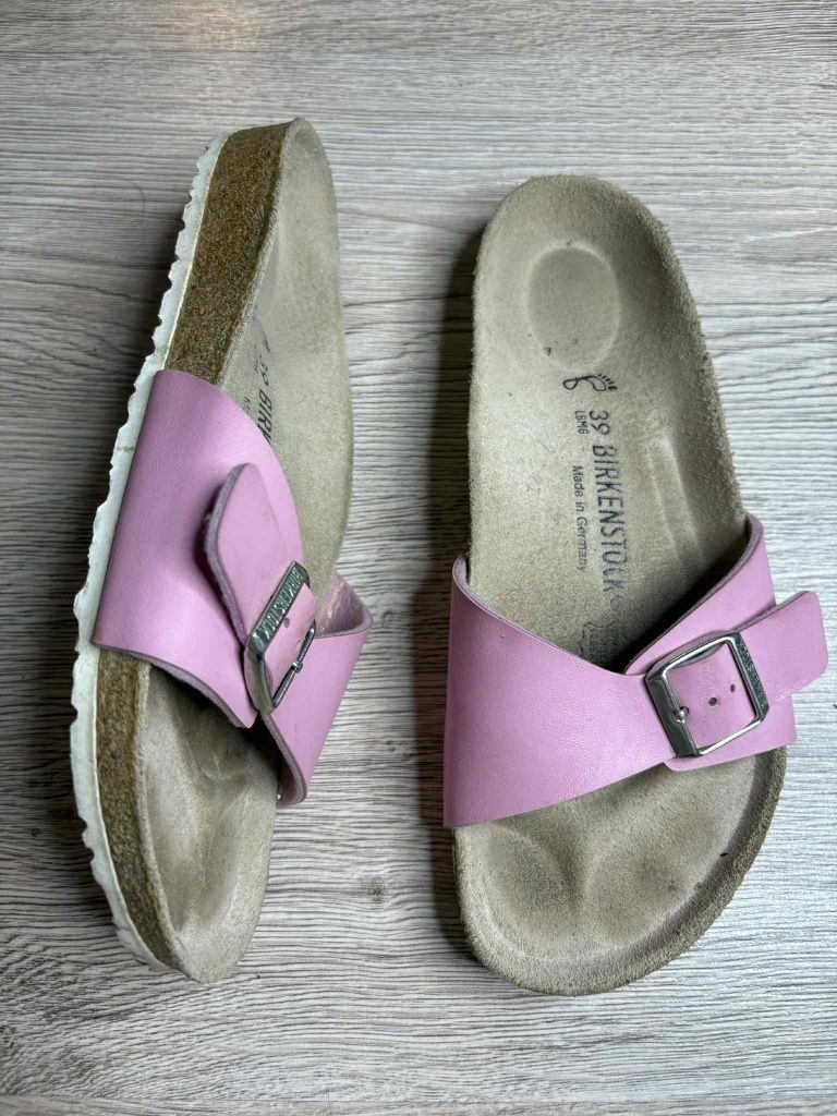 Klapki skórzane Birkenstock madrid 39