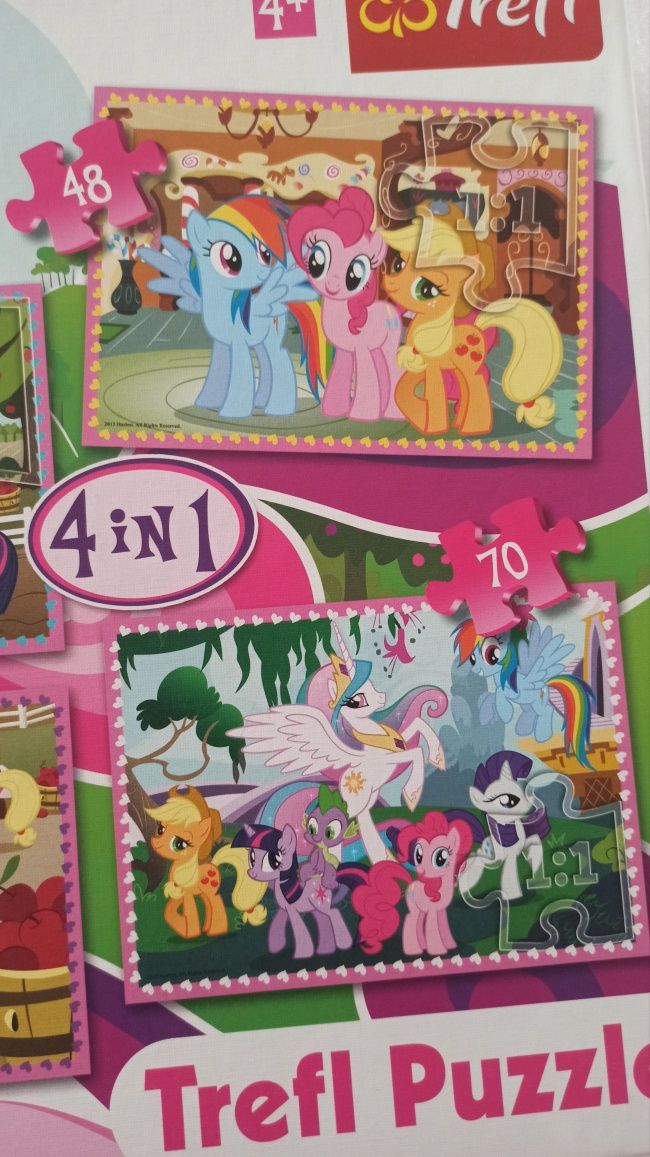 Puzzle 4w1 my little pony 4+