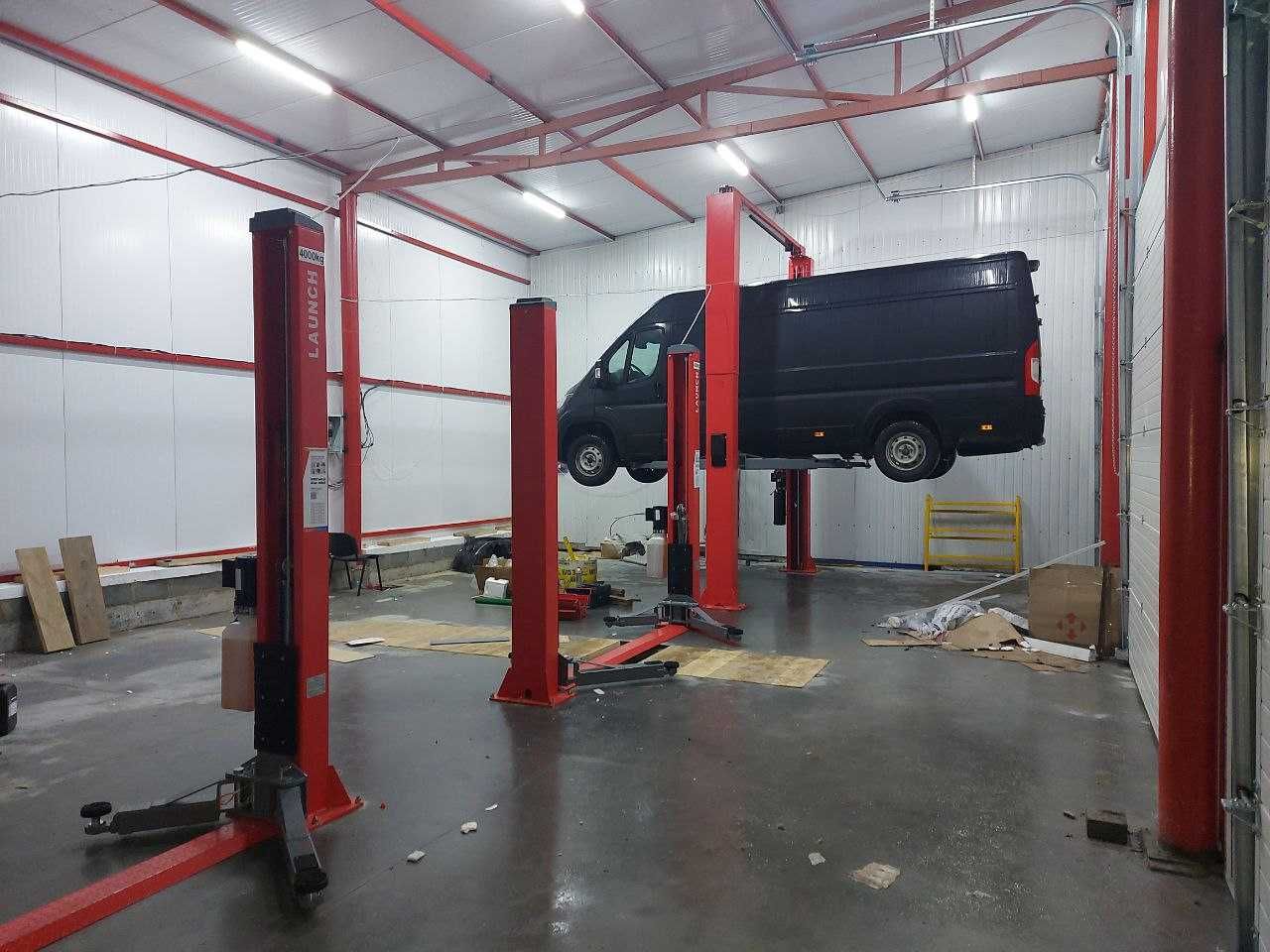 Авто. Підйомник 4т.380/220В. LAUNCH для БУСІВ EXTRA LONG (МАХ.БАЗА ! )