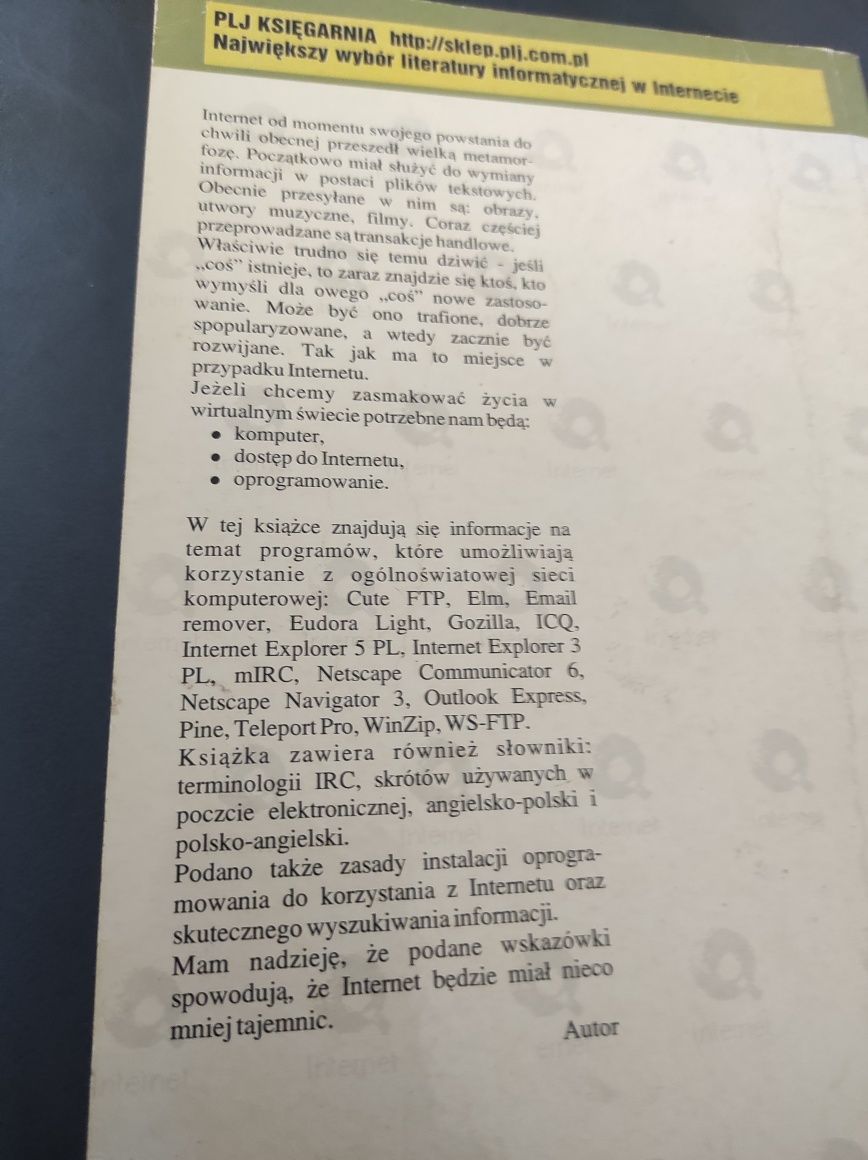 Poradnik Internet bez tajemnic. Tomasz Grzegorzewski