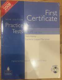 First Certificate NEW EDITION Practice Tests 2008 англійська мова