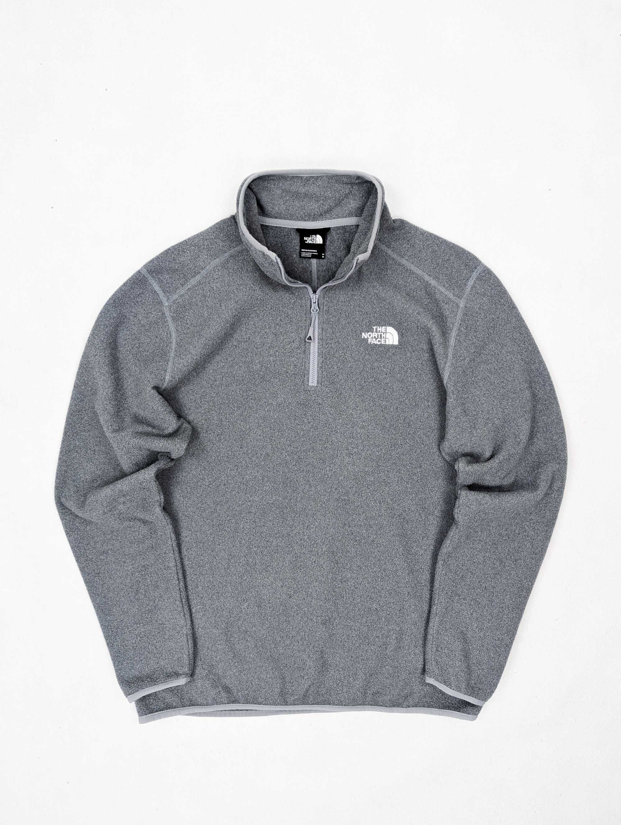 The North Face szara bluza polar M logo