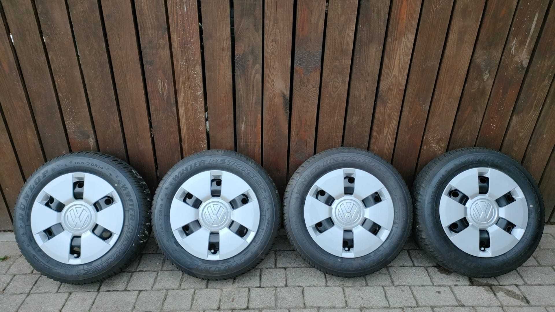 Koła Vw UP Skoda CITIGO 14" 4x100 opony zima 165/70/14 (OL1617)