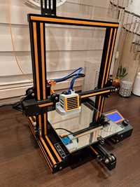 Drukarka 3D Creality Ender 3 zmodyfikowana.