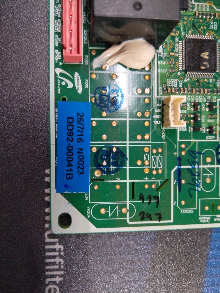 Moduł sterujący zmywarki Samsung