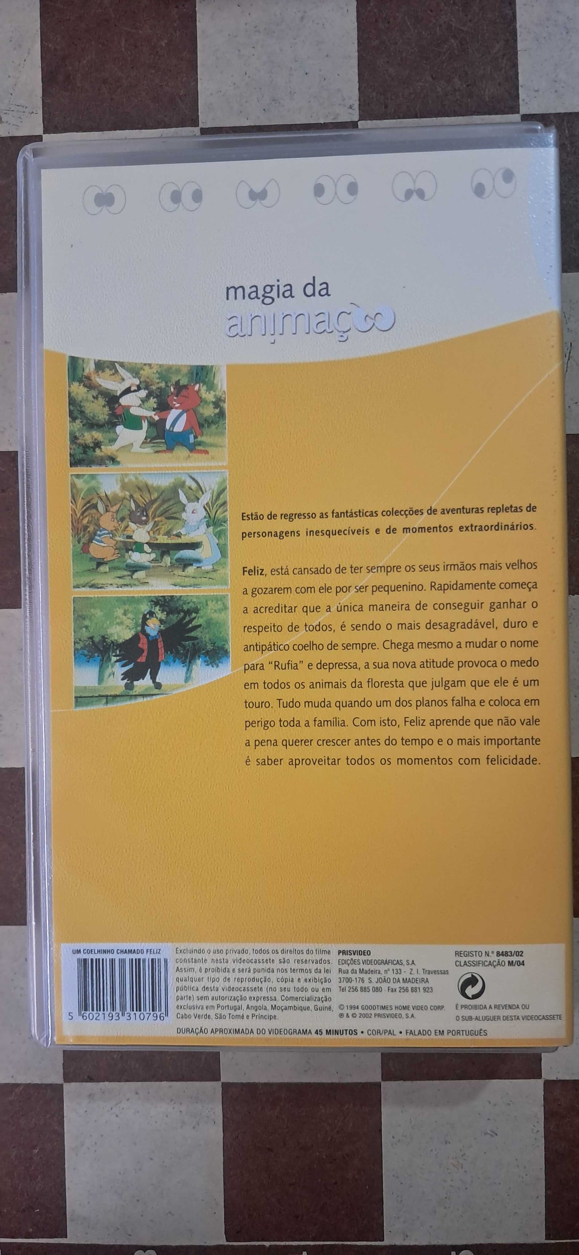Um coelhinho chamado Feliz VHS Cassete