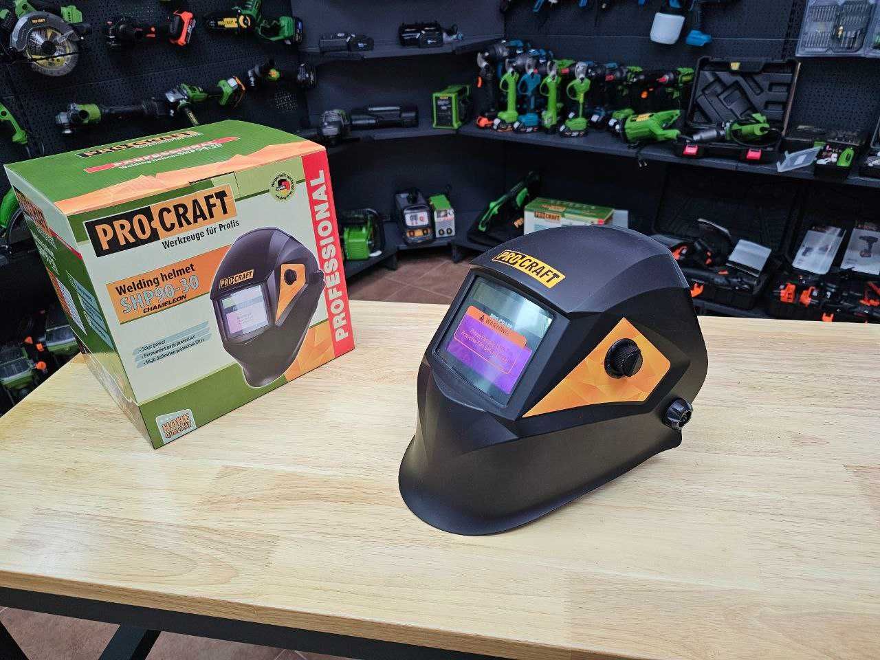 Зварювальна маска Хамелеон ProCraft  Широке оглядове вікно + Гарантія