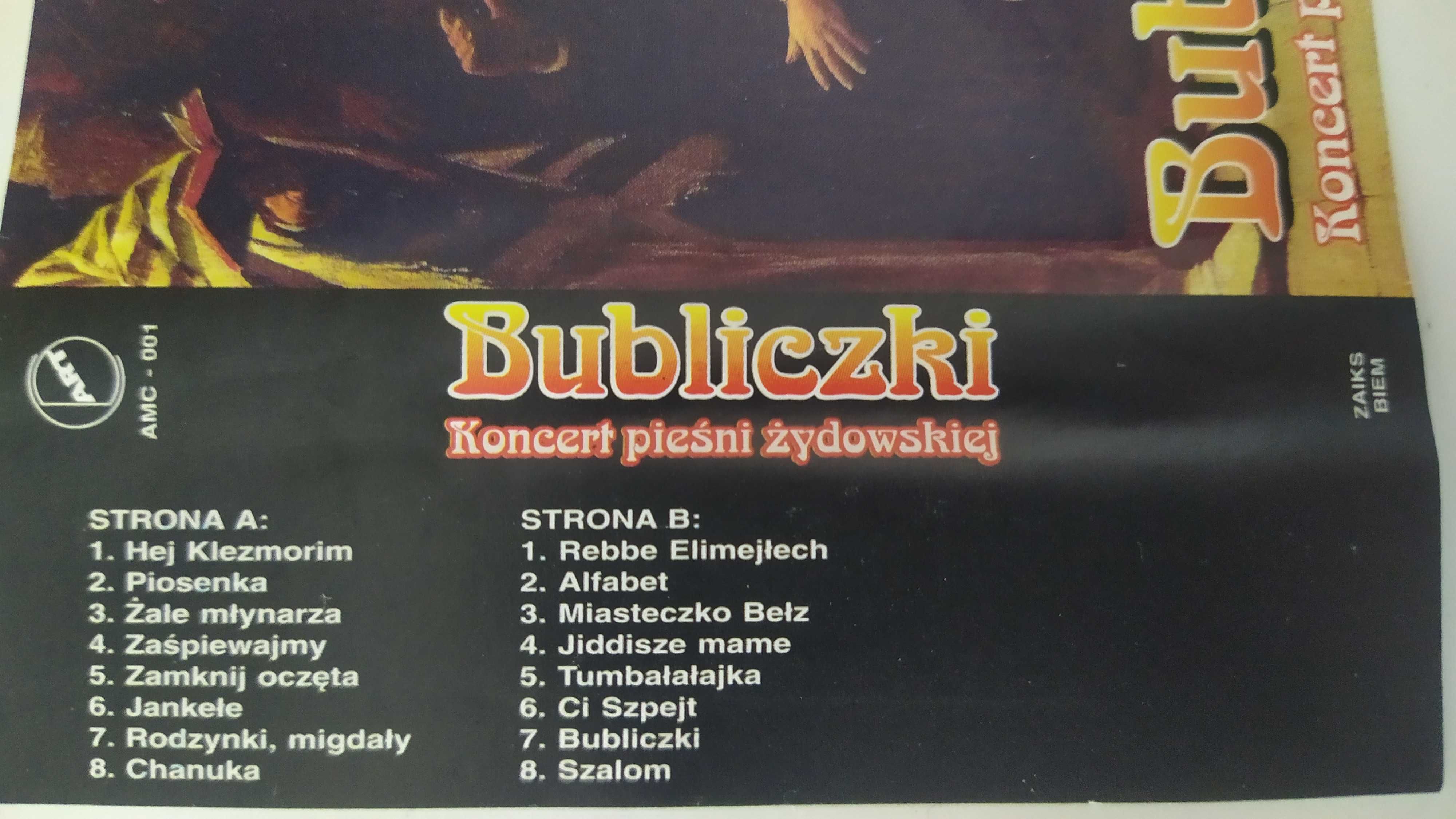 Bubliczki Koncert pieśni żydowskiej kaseta MC