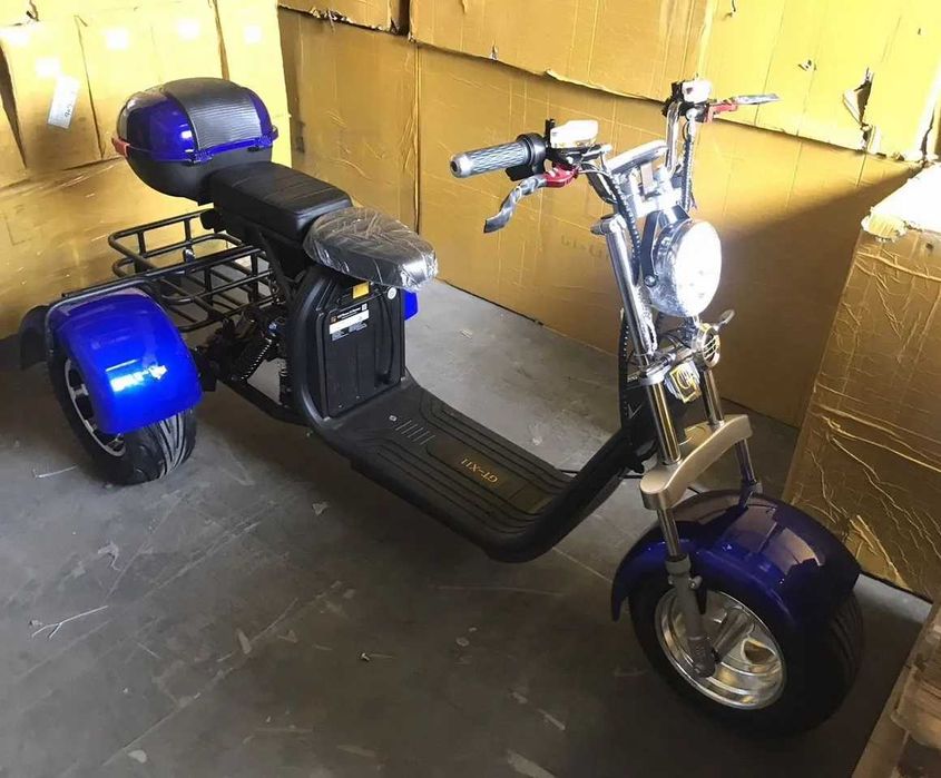Різні Кольори‼️ Електроскутер Citycoco Трицик 2000W, 60V20A (ТЕЛЕФОНУЙ