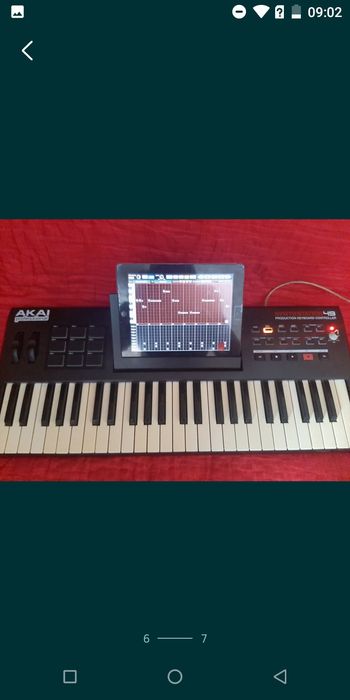 Akai Synthstation 49 iPad 2 синтезатор usb midi mpc mpd mpk піаніно