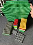 Lego dupko płytki konstrukcyjne. Rożne rozmiary - łącznie 30szt.