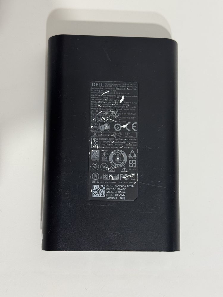 Powerbank Dell PW7015MC 43W na USB-C do telefonów i laptopów