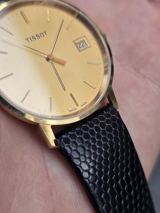 Złoty zegarek Tissot Goldrun 18k 750 + BOX