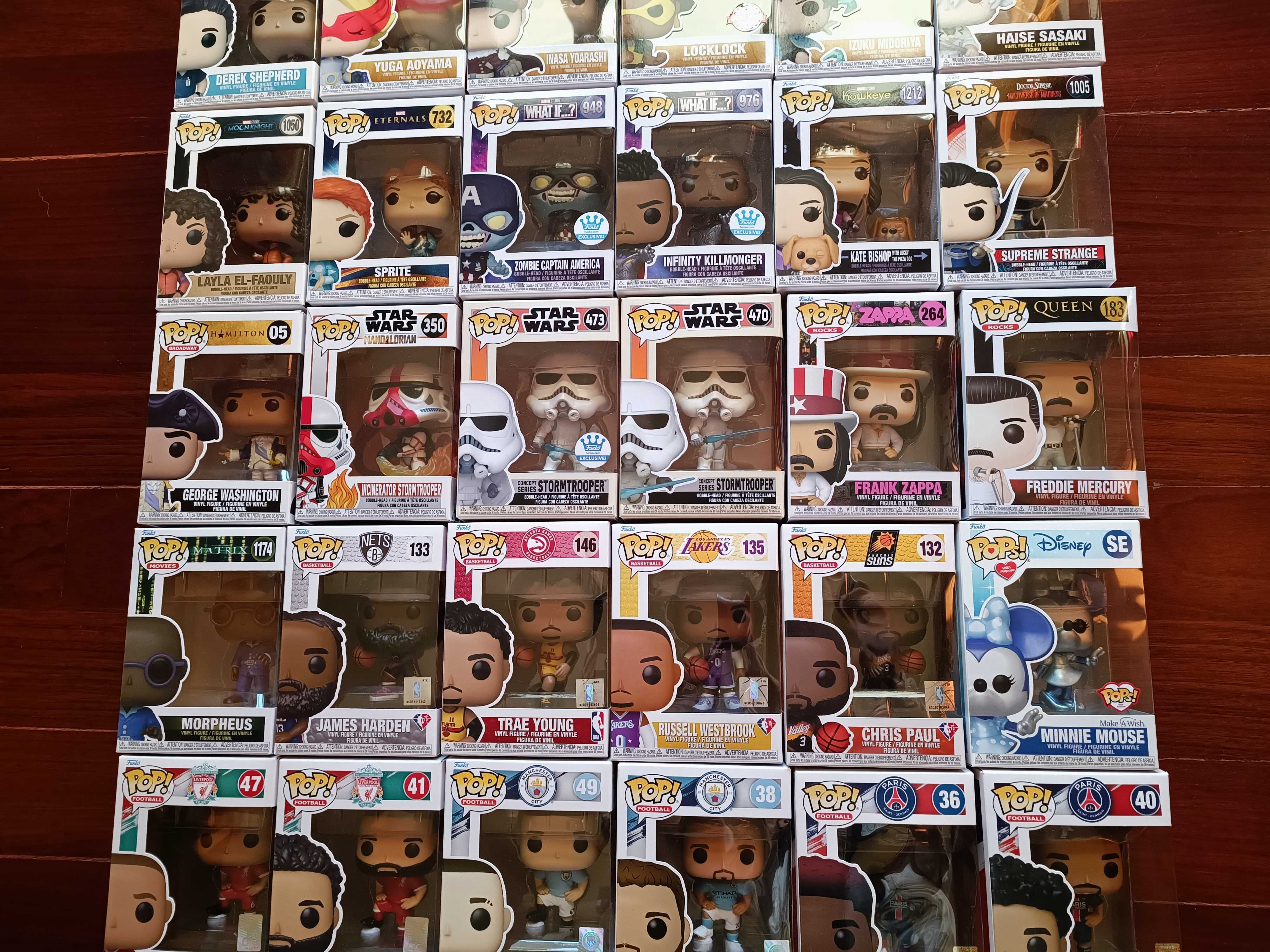 Conjunto Funko Pop variados