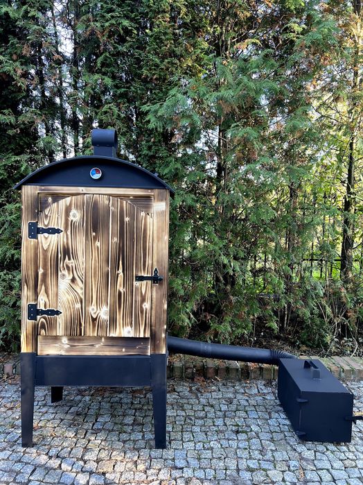 Wędzarnia Drewniana Ogrodowa Premium 80 Opalana