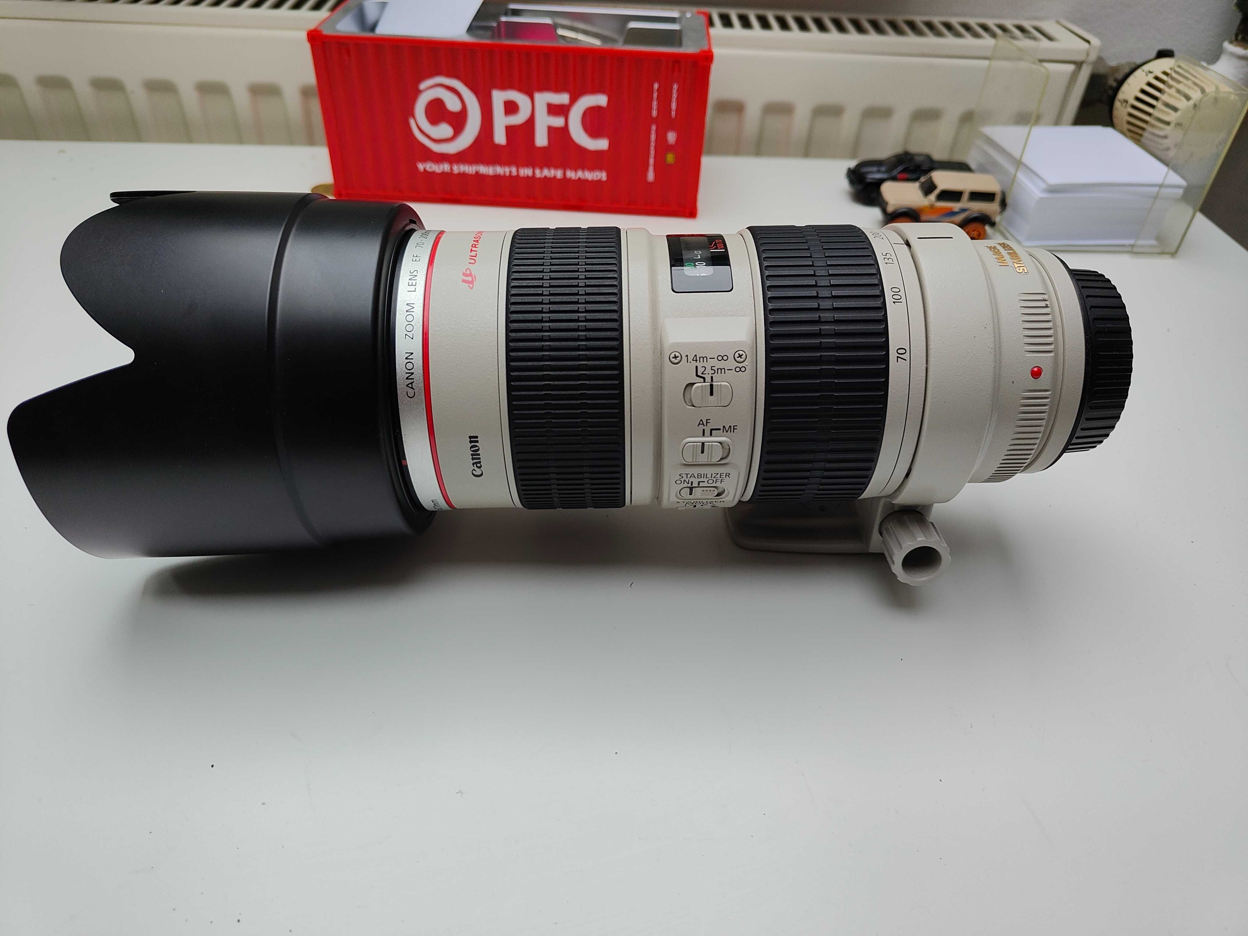 Teleobiektyw Canon EF 70-200mm f/2.8L IS USM !!jak NOWY!!