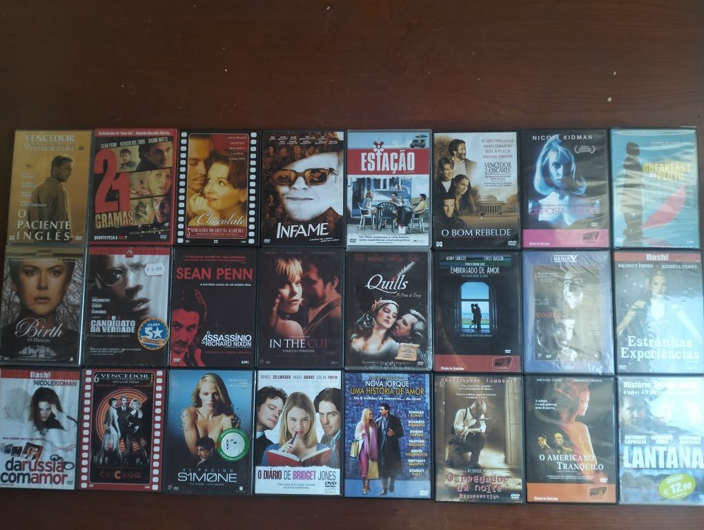 DVD's variados (1,50€ unidade)