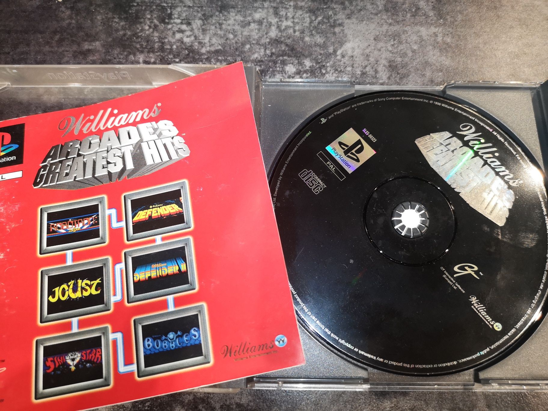 Williams Arcades Greatest Hits PSX PS1 6 Gier retro (stan bdb)
