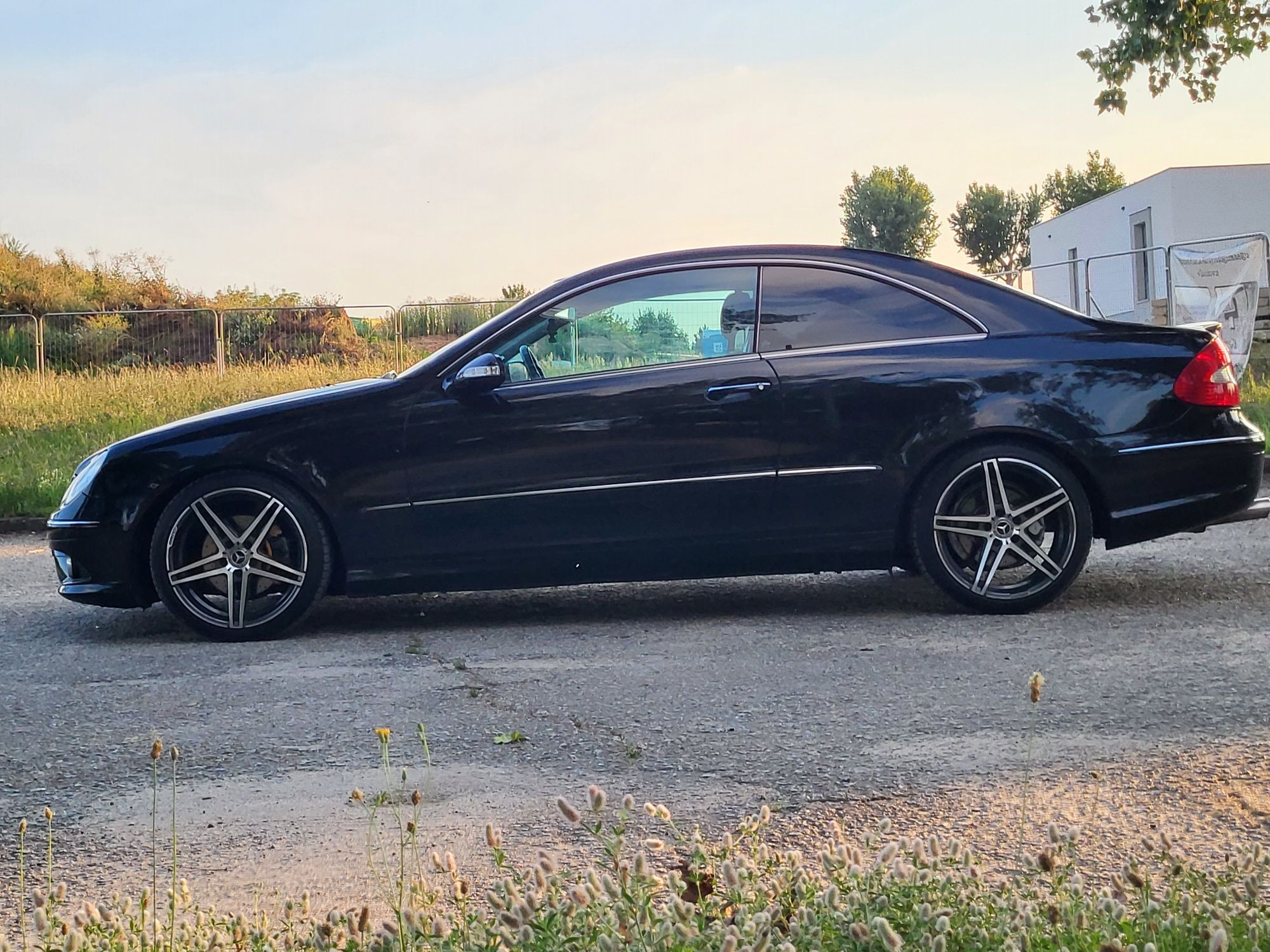 Mercedes CLK 320 pakiet AMG Avantgarde, czarny, W209 3.2 M112 automat