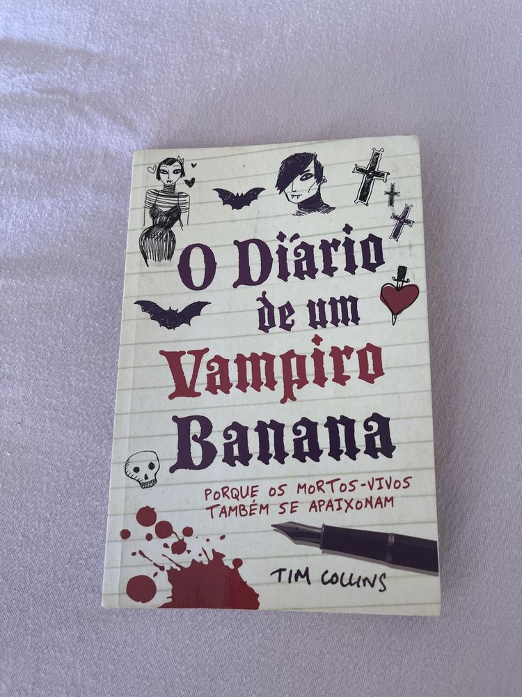 Livro “ O diário de um vampiro banana” de Tim Collins