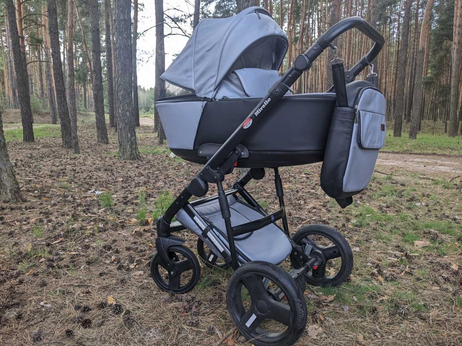 Дитяча коляска BAIR Mirello Plus 2в1 відмінний стан після 1-го малюка