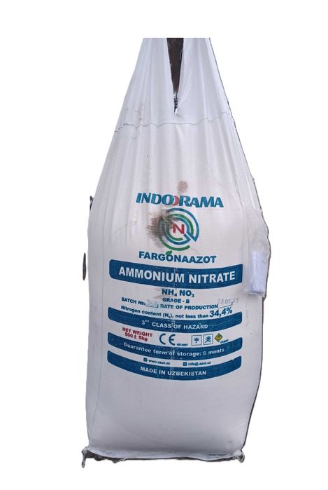 Saletra importowana 34,4%N, saletra amonowa w bigbagach po 500kg