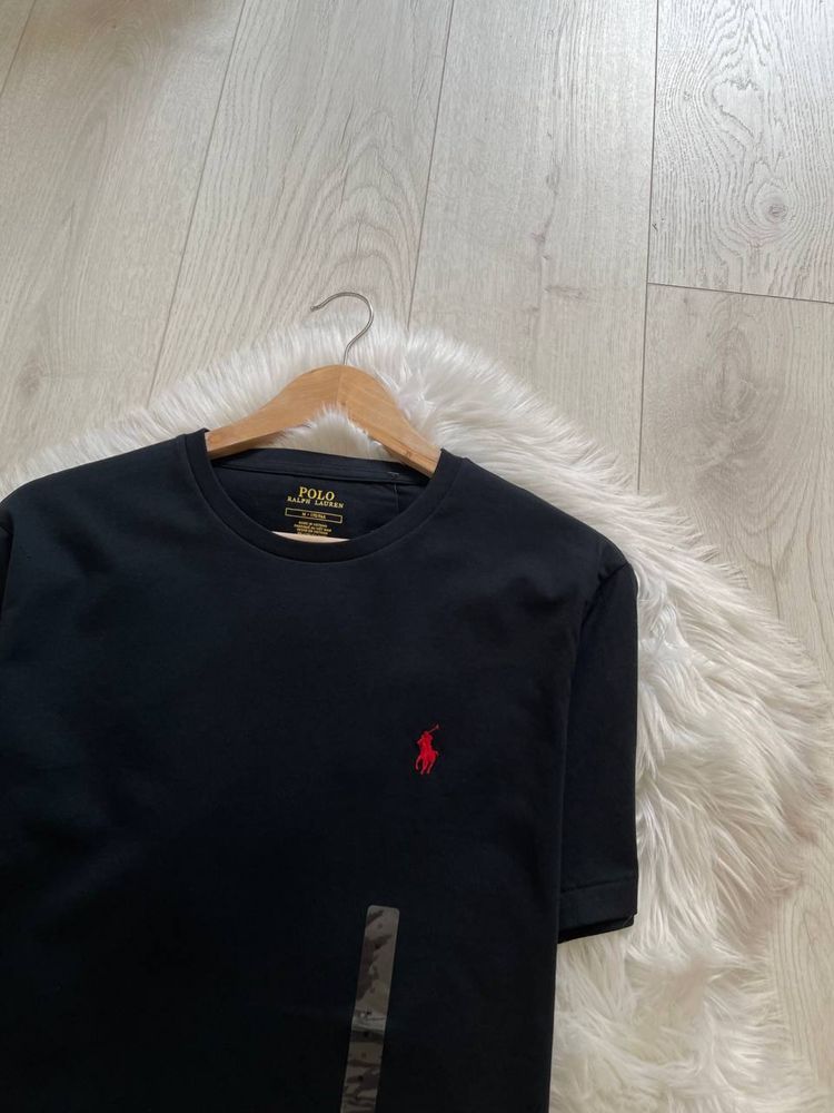 Нова чорна футболка Polo by Ralph Lauren. S, M, L, XL