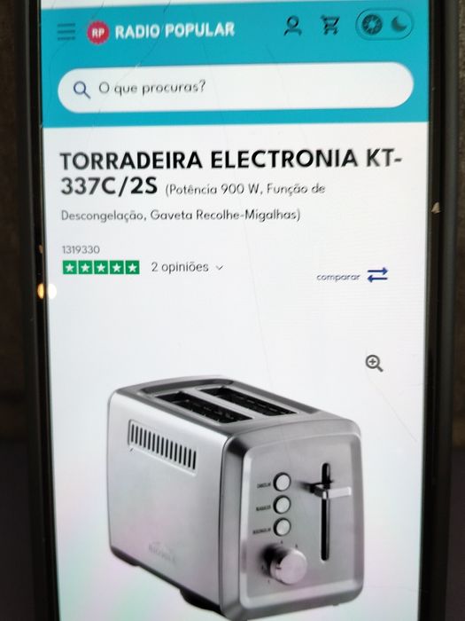 Torradeira literalmente linda