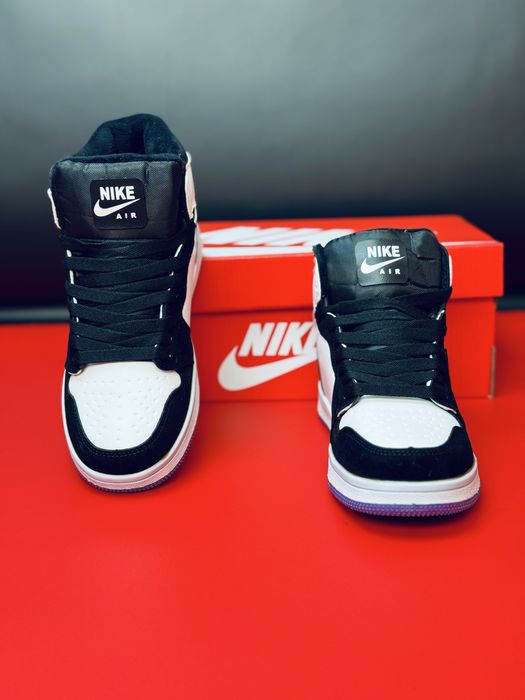 Теплые зимние кроссовки Nike / зимові кросівки Найк / Хай топ Nike