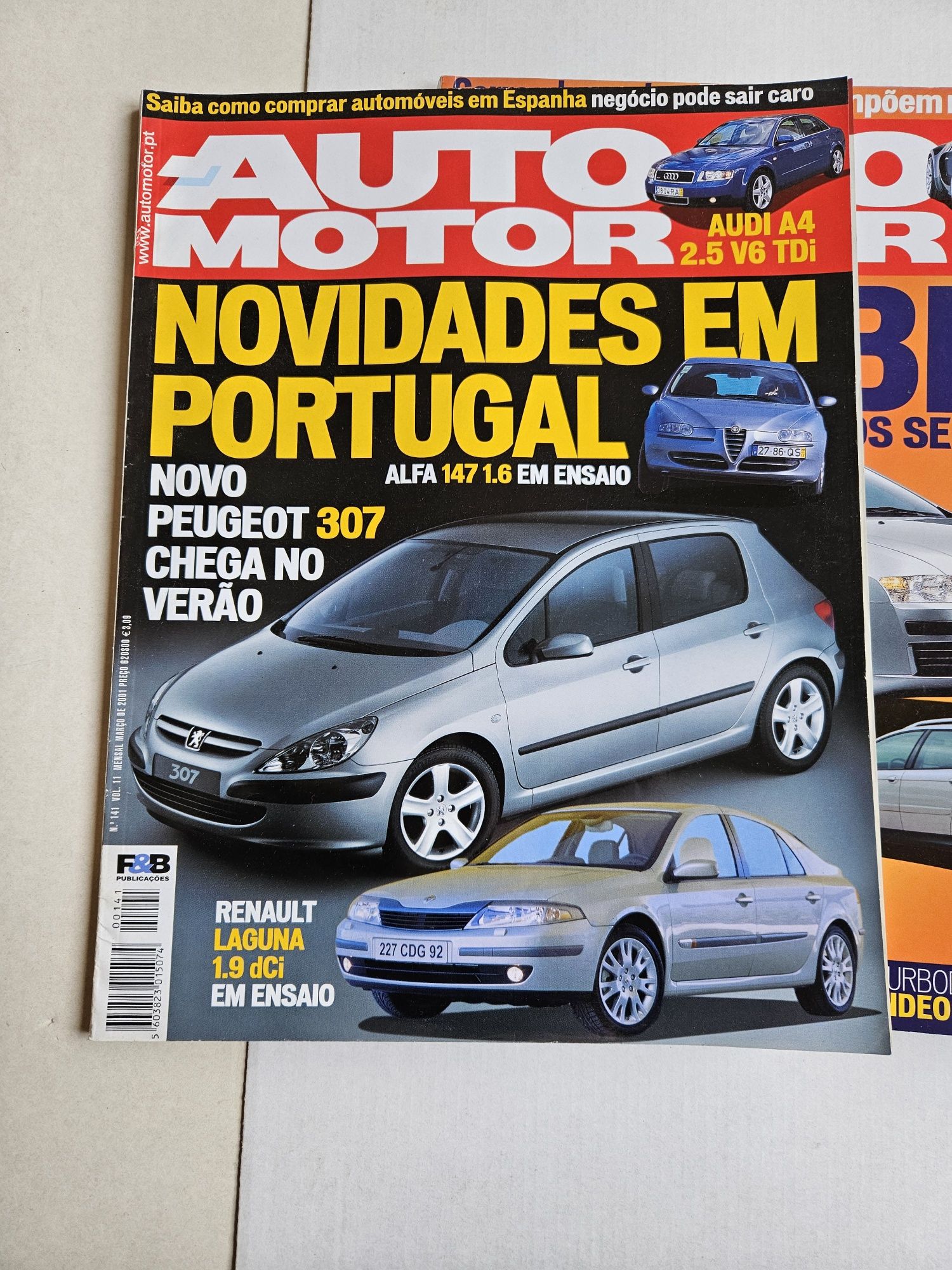Lote de 6 Revistas AutoMotor Usadas 2001
