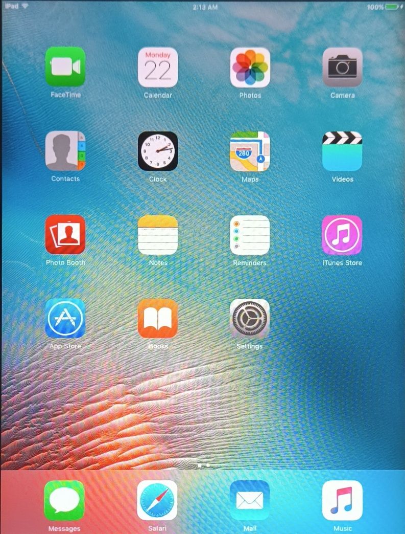 iPad 2 16 GB version 9.3.5