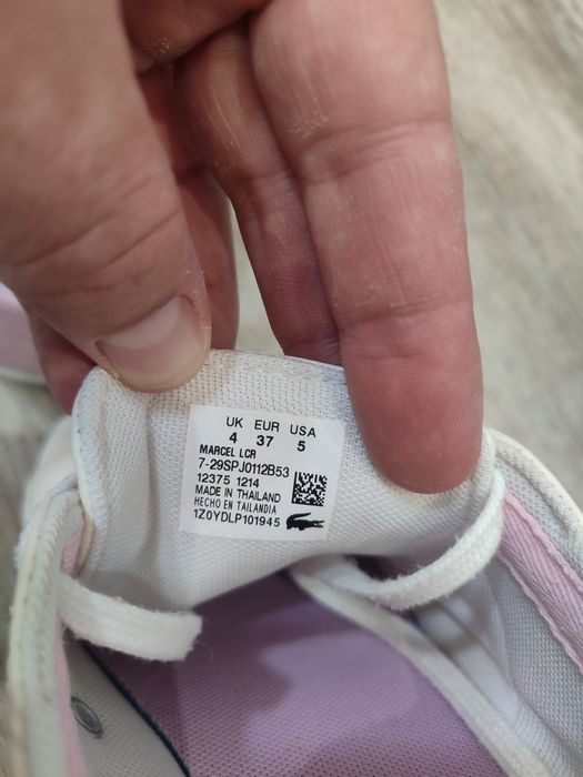 Продам жіночі кеди Lacoste, 37 розмір.