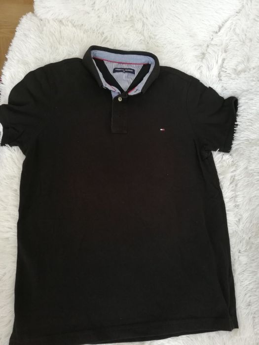 koszulka polo TOMMY hilfiger M 38 czarna